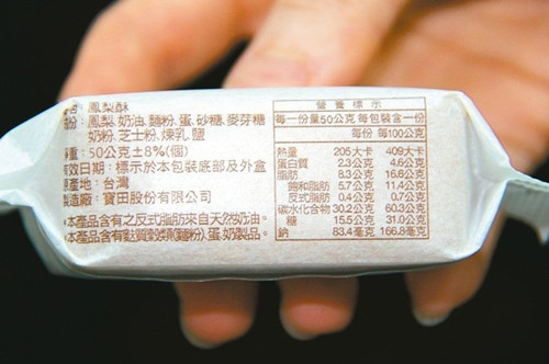 台北市抽验中秋节食品 15件产品包装标示不符(图)
