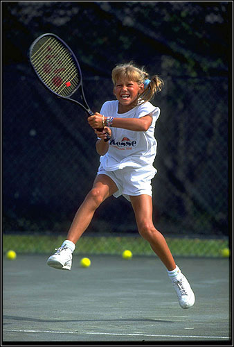 網球美女童年照[組圖](1)