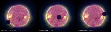 美探测器拍下地球看不到的太空日食照片[组图](2)