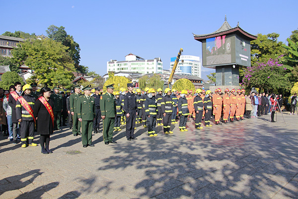 丽江消防2017年"119"消防宣传月活动丰富多彩