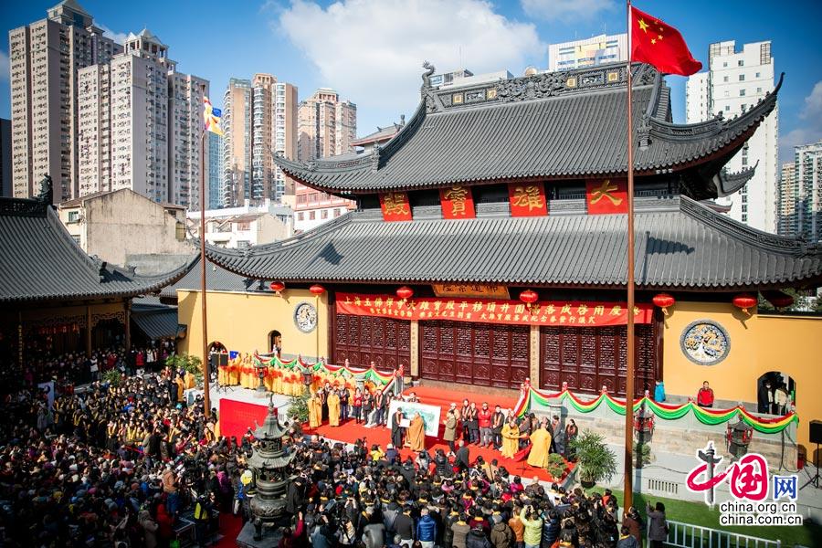 上海玉佛禅寺大雄宝殿完成了百年来最重要的一次修缮