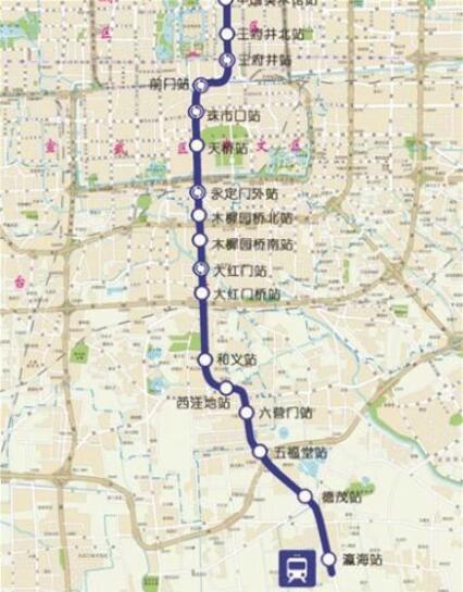 北京地铁8号线珠市口至瀛海站今年年底开通
