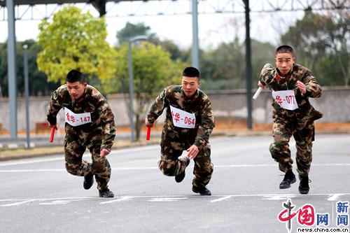 武警金华支队开展冬季大练兵比武竞赛