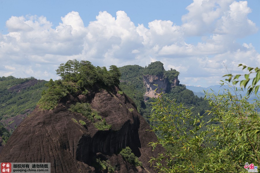 世界文化遗产福建南平武夷山虎啸岩风景类
