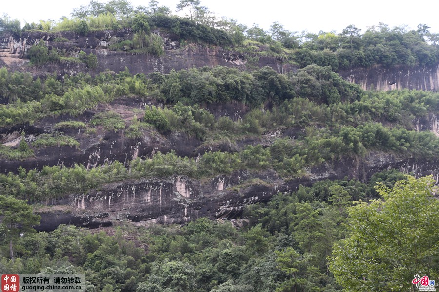 世界文化遗产福建南平武夷山虎啸岩风景类