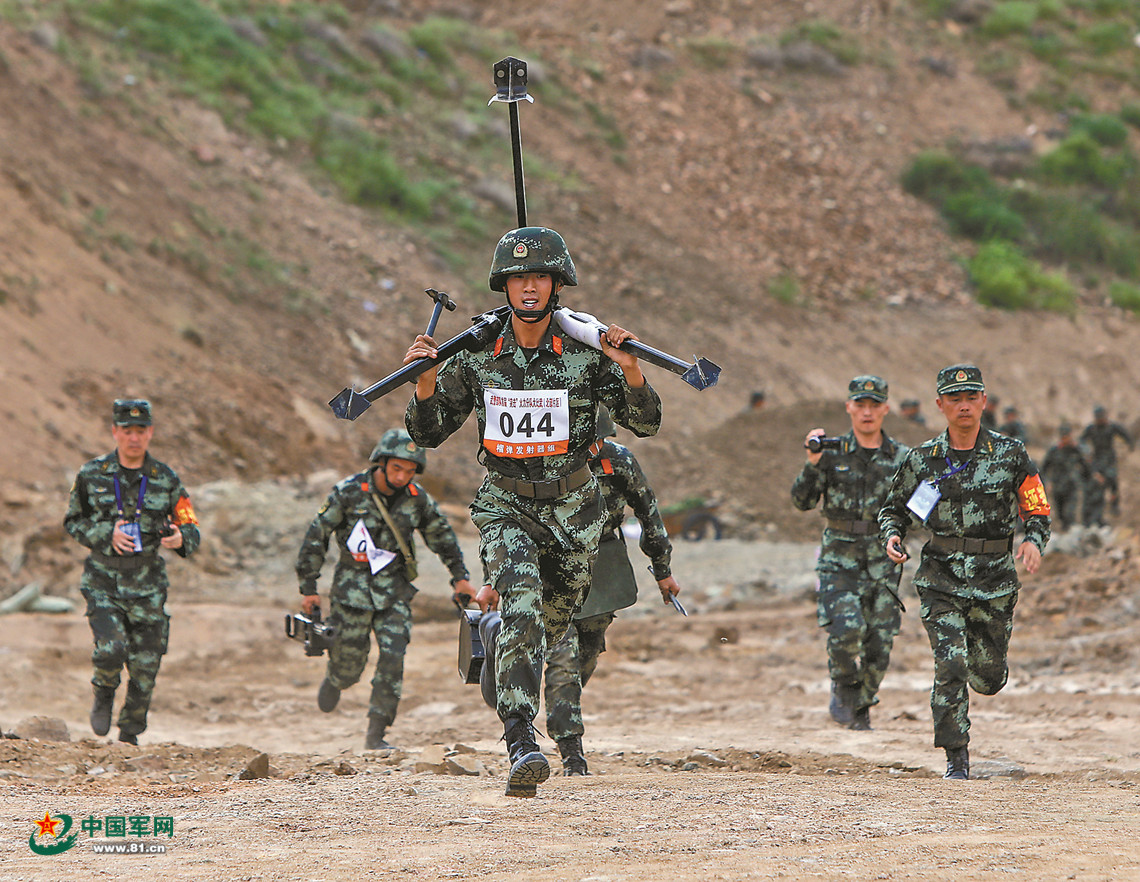 武警部队首届突击火力分队大比武掠影