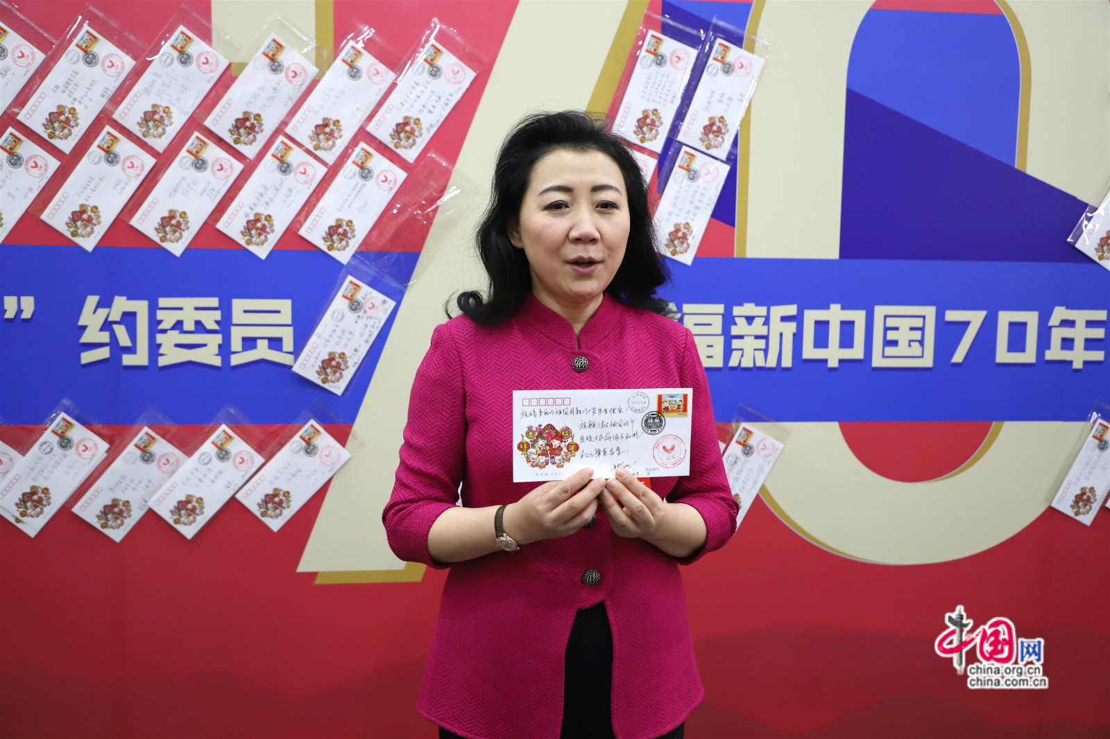 北京市政协委员娜木拉参与节目录制。中国网记者李培刚摄