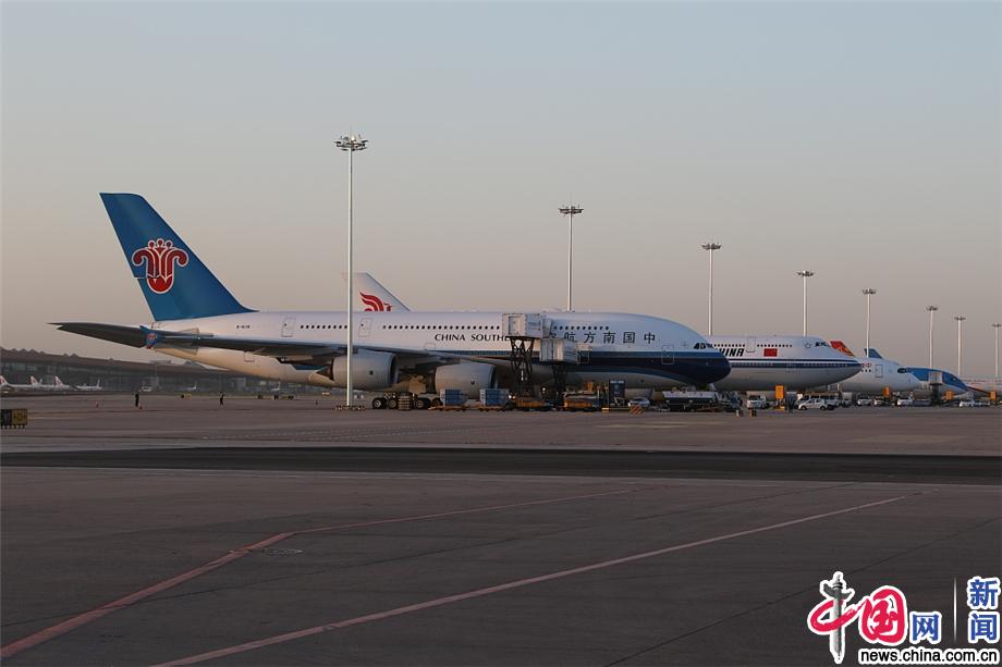 北京大兴国际机场试飞 4架飞机参与真机试飞