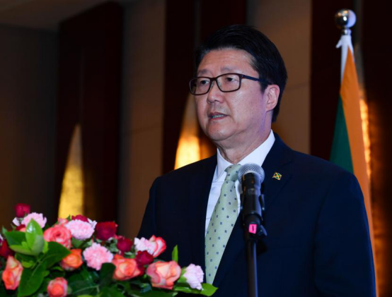 牙买加独立57周年招待会在京召开,牙驻华大使