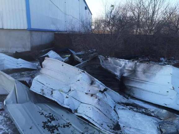 爆炸现场图。家属供图