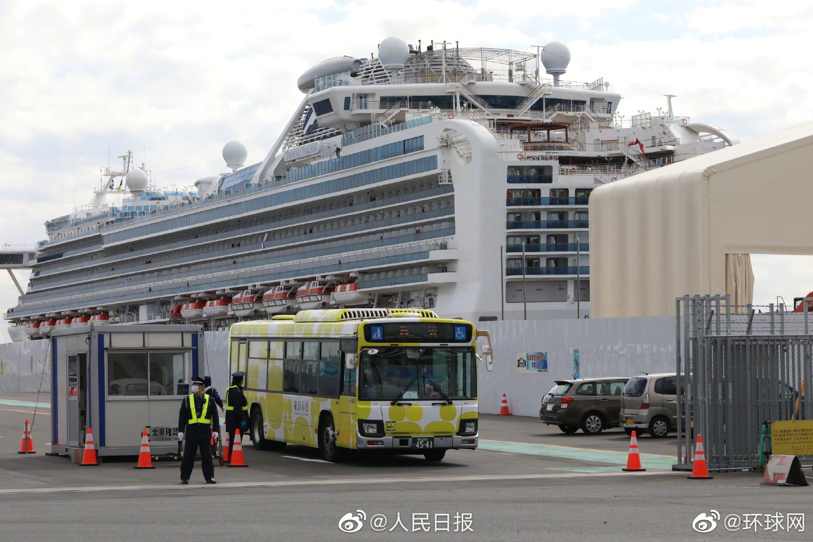 据日本厚生劳动省消息,截至18号,总共对钻石公主号 上2404名乘客和