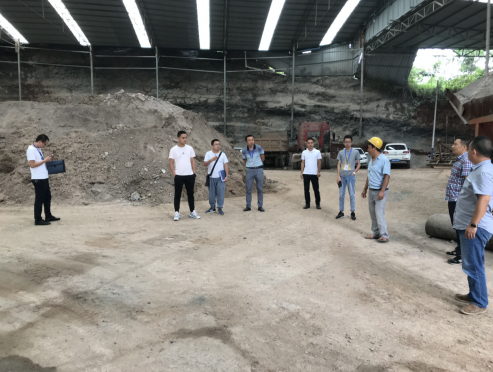翠屏区砂石行业专项整治工作领导小组到白花镇督查砂石行业专项整治