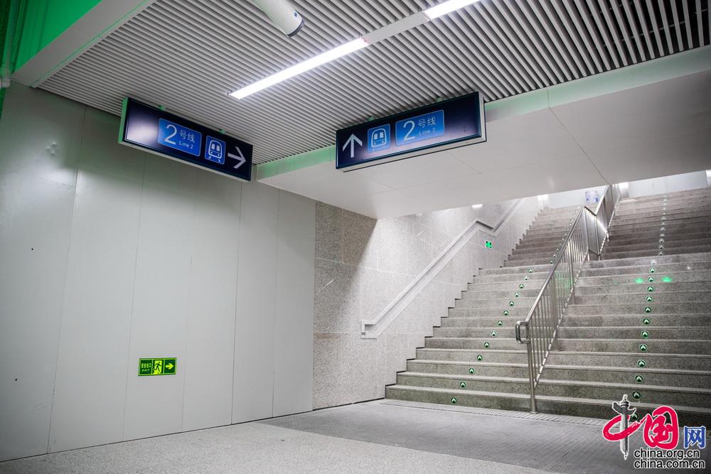 宣武门站新增换乘通道即将投入使用 北京地铁4号线换2