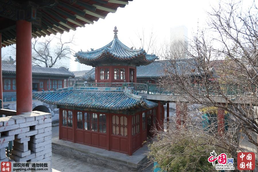 "国宝中国"重点文物保护单位"太原纯阳宫"——回廊亭