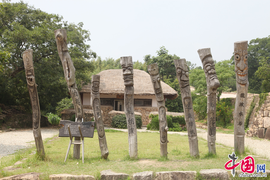 6月19日，韩国乐安邑城民俗村。 中国网记者 李佳摄影