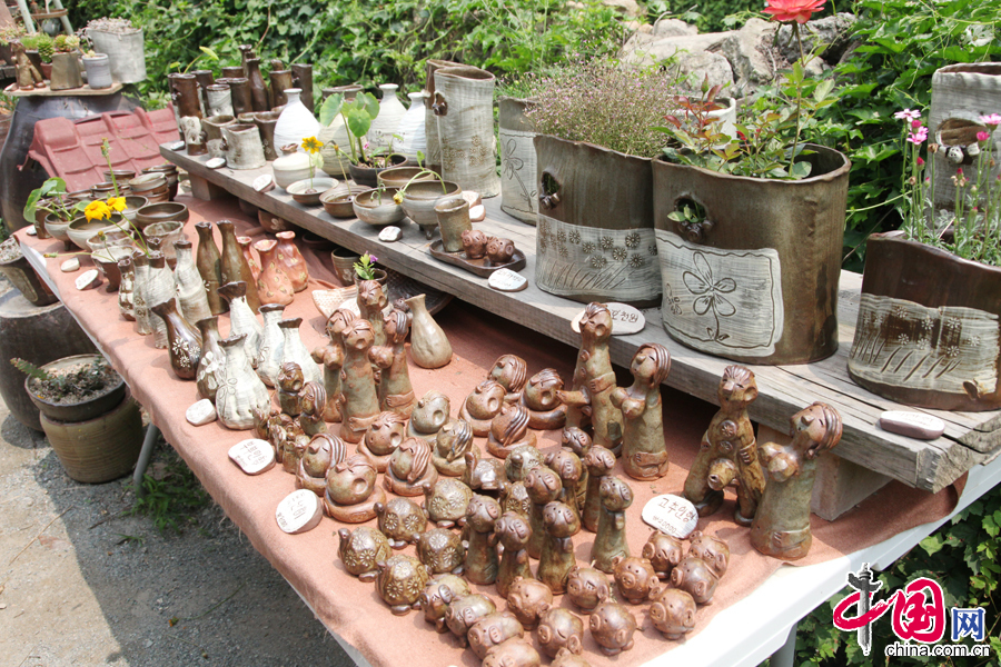 6月19日，韩国乐安邑城民俗村。 中国网记者 李佳摄影