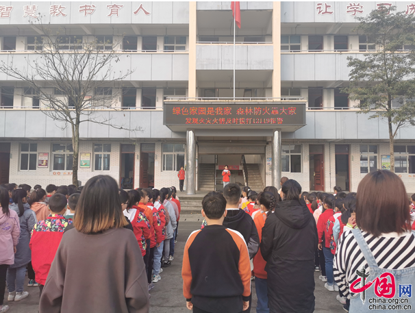 "森林防火,人人有责"乐山市中区杨湾小学筑牢安全教育"防火墙"