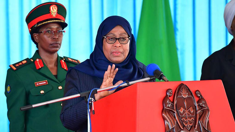 当日,坦桑尼亚总统哈桑宣布改组内阁,多名部长职位发生变动.