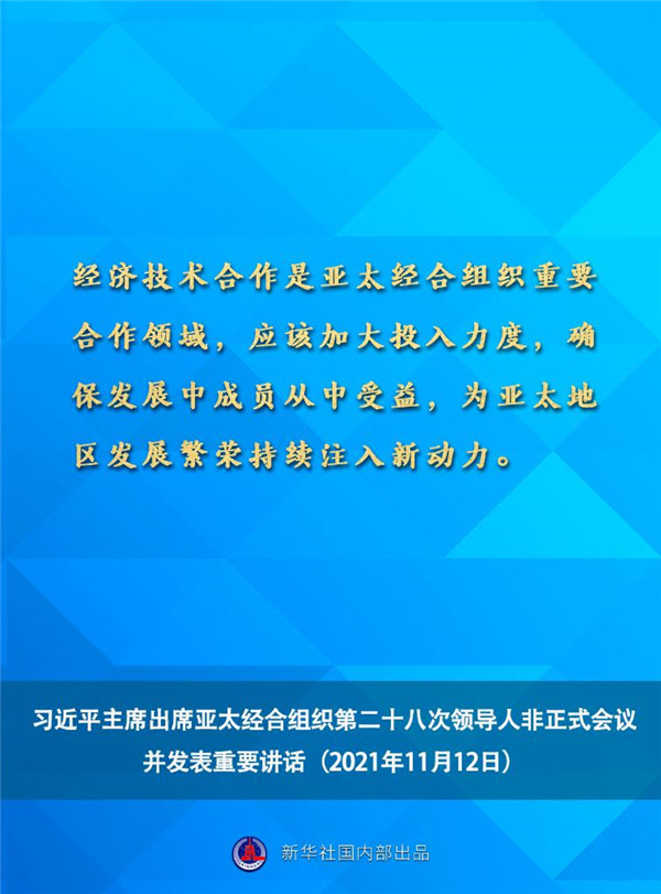 习近平在亚太经合组织第二十八次领导人非正式会议上的重要讲话要点