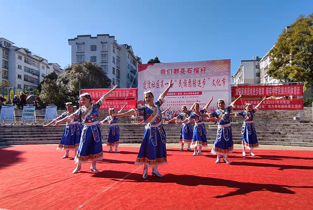 文化节内容形式多样,涵盖了合唱,舞蹈,歌曲串烧,民族服饰走秀等节目