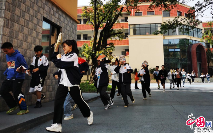 防患未然眉山彭山三中强化师生防震减灾安全意识