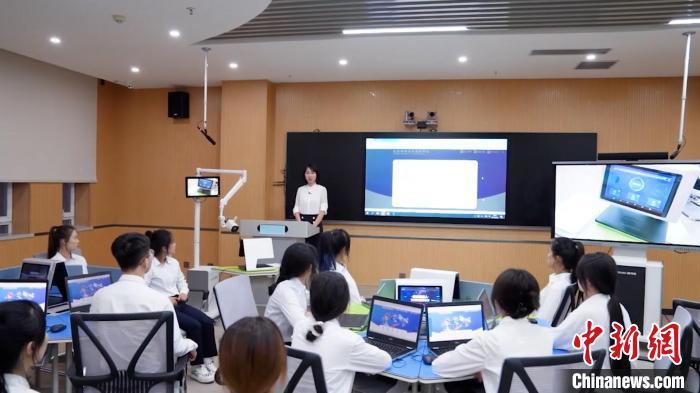 宁夏互联网+教育课堂。 宁夏教育厅供图