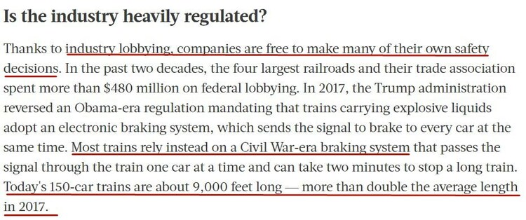 平均每天三起！美国列车频繁出轨背后的制度性顽疾