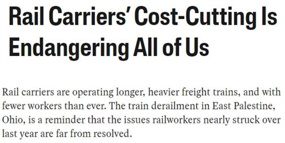 平均每天三起！美国列车频繁出轨背后的制度性顽疾