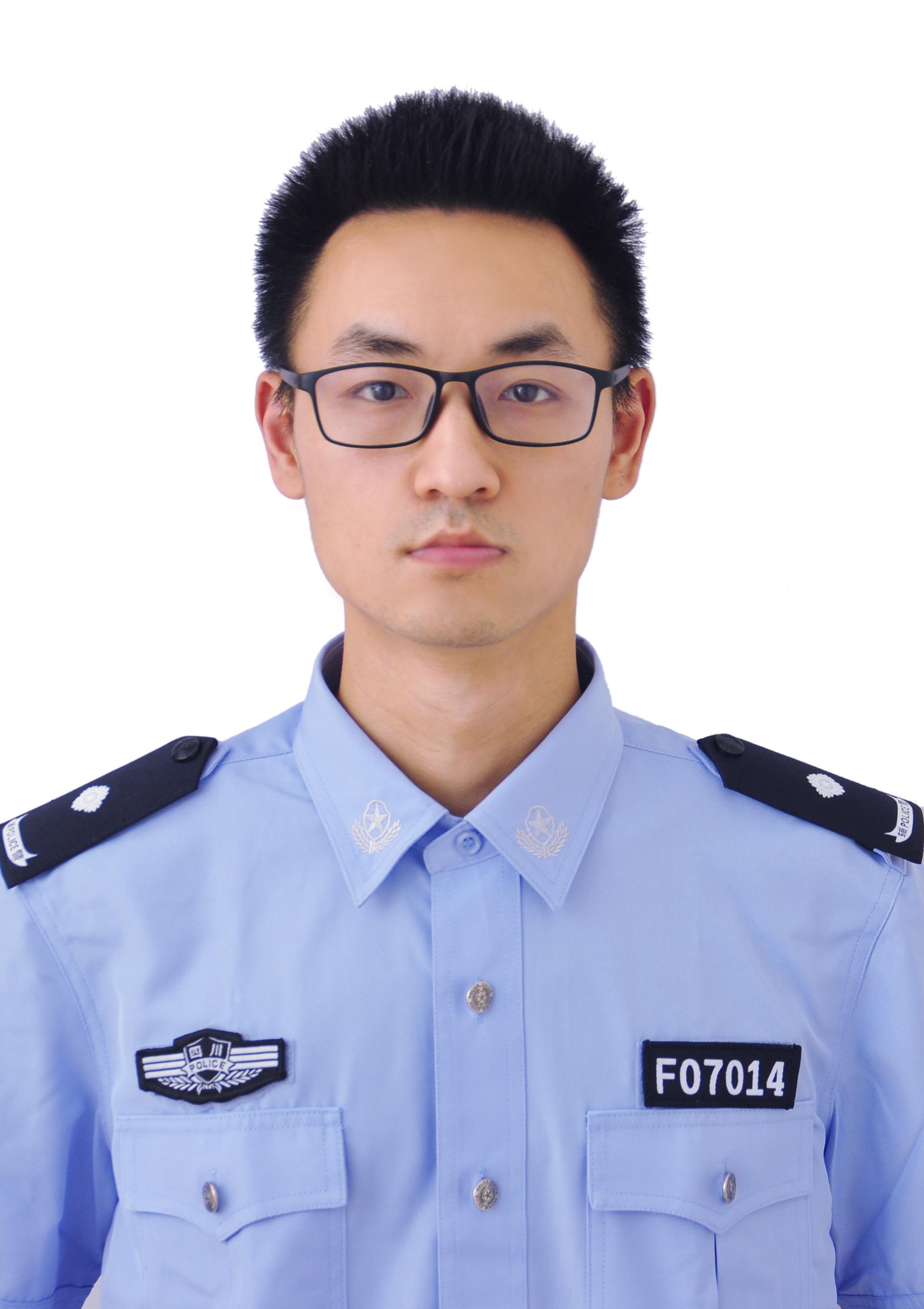 中国公安警察制服男性用-