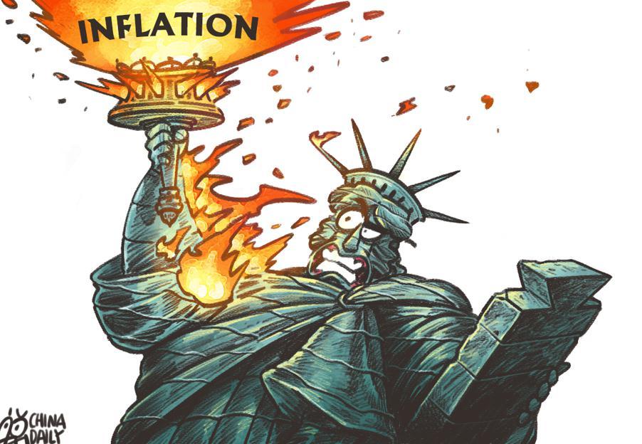 通胀“涨”不停 美媒：美国经济放缓或面临衰退
