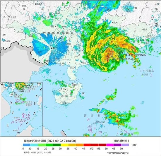 “苏拉”以强台风登陆珠海 粤西将迎风雨最强时段