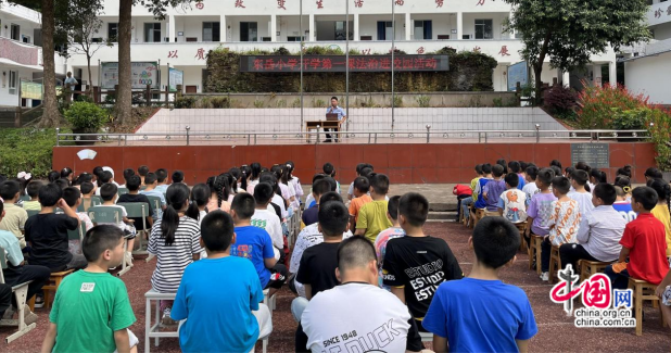 反诈交通进校园眉山洪雅东岳小学警校携手筑安全