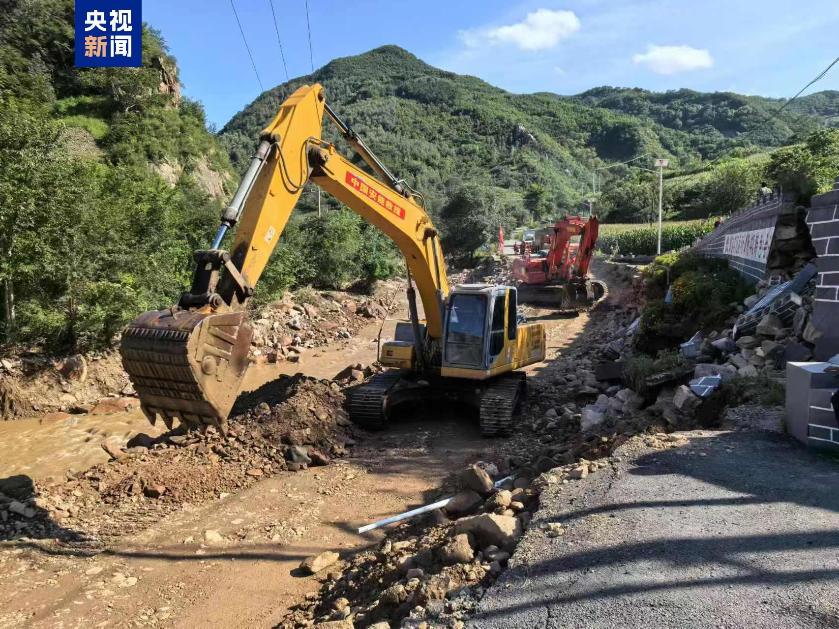 辽宁葫芦岛市绥中县卜城线干道被打通