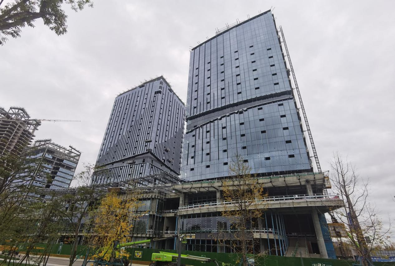 预计2025年完工 交子公园金融商务区河东片区总部产业园建设加速_中国网