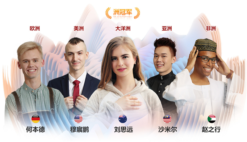 Qualification des cinq candidats qui disputeront la finale du 16e Concours international « Pont vers le Chinois »