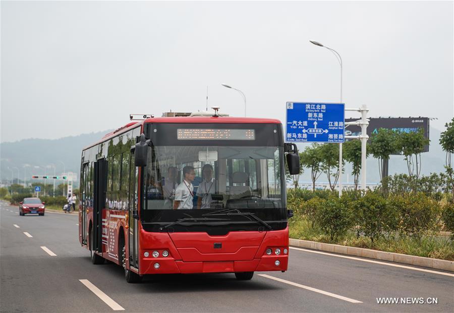 Un bus électrique intelligent à l&apos;essai dans le Hunan