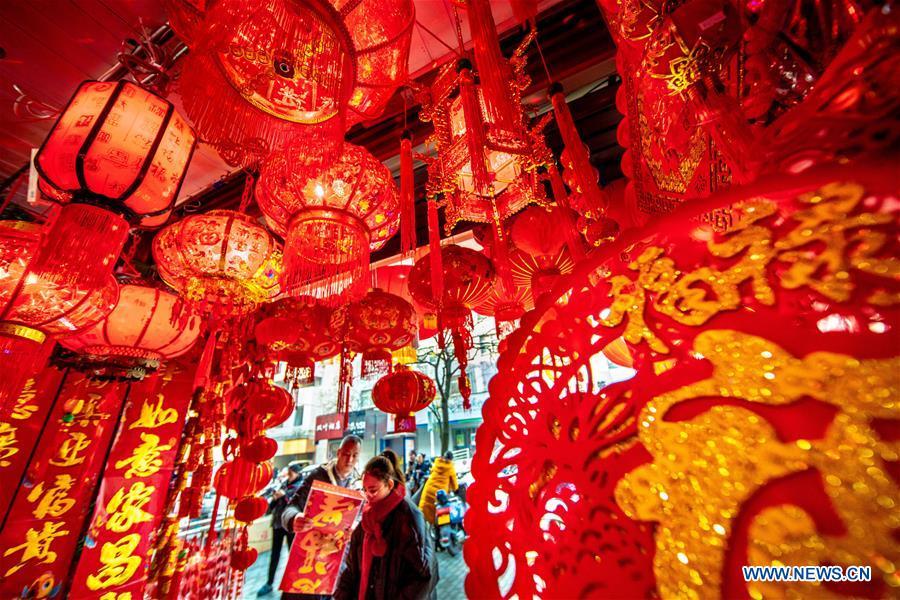 En photos les décorations de la fête du Printemps vues à travers la Chine