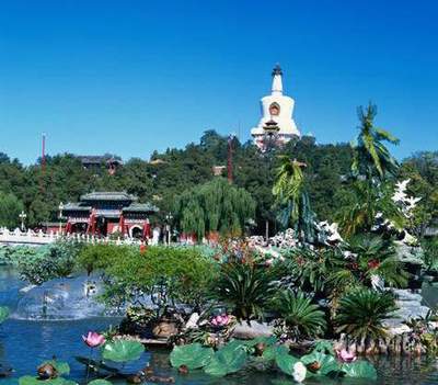 2 China Peking Kaiser Qianlong Beihai Park Gedicht