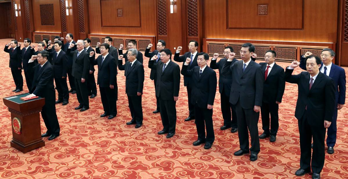 Chinas Staatsrat Bekommt Neue Gesichter China Org Cn