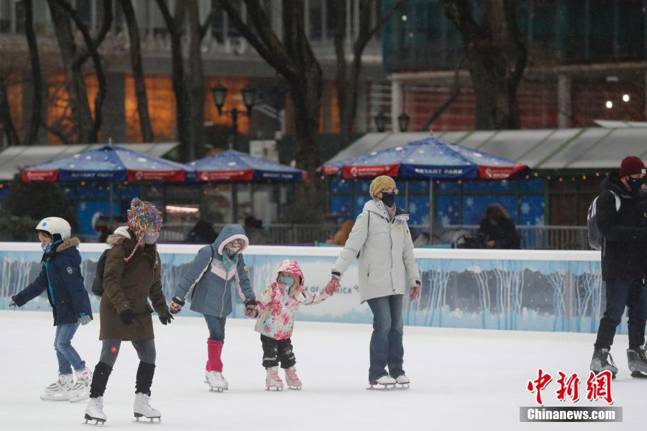 New York Erster Schneefall In Diesem Winter China Org Cn