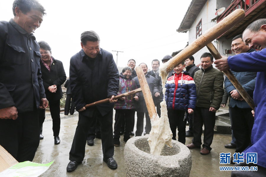 Besuche von Präsident Xi vor dem Frühlingsfest China org cn