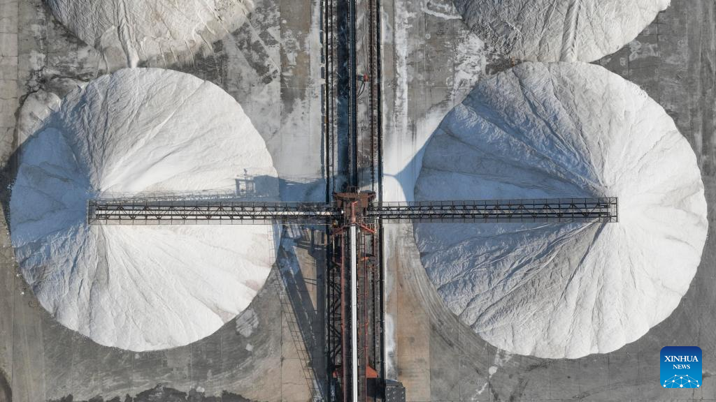 Blick Auf Eine Saline In Der Erntezeit In Tangshan China Org Cn