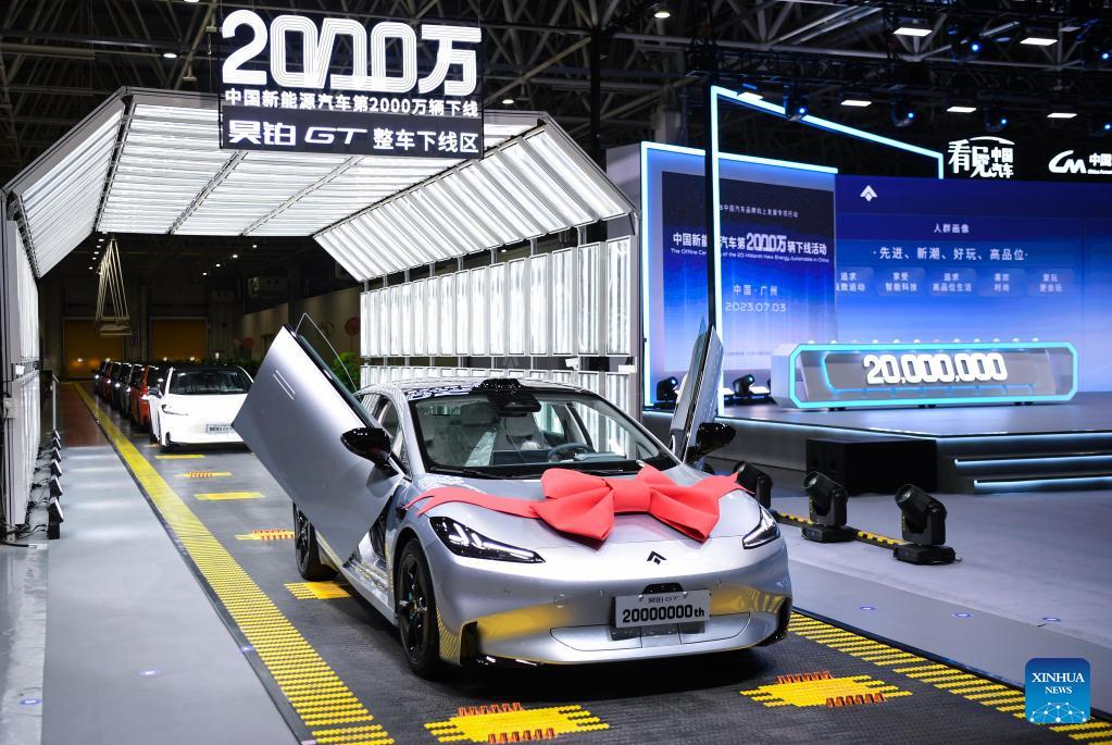 20 Millionen Elektroautos: China Verzeichnet Rekordproduktion_China.org.cn