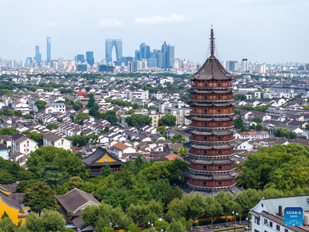 Luftaufnahme Von Suzhou In Der Ostchinesischen Provinz Jiangsu China Org Cn