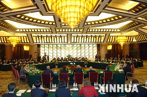 3月19日,第六轮朝核问题六方会谈在北京钓鱼台国宾馆开幕。新华社记者 王建华 摄 