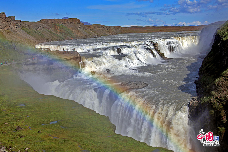 アイスランド　氷と炎の島（四）、黄金の滝