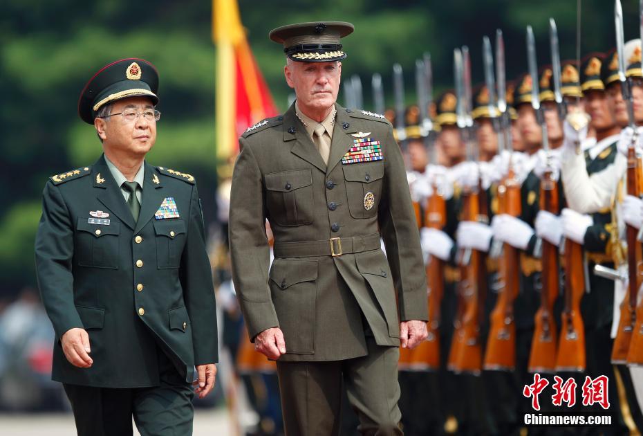 房峰輝参謀長、米軍統合参謀本部議長を歓迎_中国網_日本語