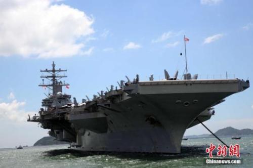 日媒：日本自卫队护卫舰将参加美航母联合演习