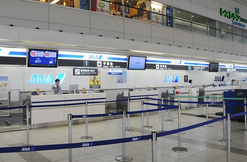图为2015年4月15日的日本广岛机场。新华社记者 马兴华 摄
