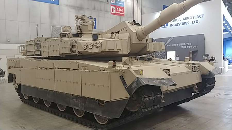 韓国国防武器展覧会 最新のk 2戦車が展示 中国網 日本語